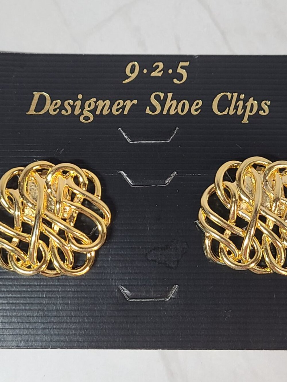 Vintage Shoe Clips 925 Collection by JC Penney Gold Tone